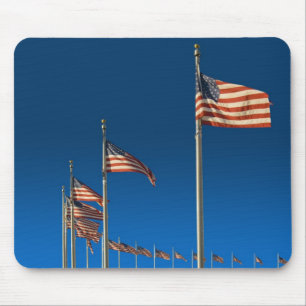 Alfombrilla De Ratón Anillo De Banderas De Estados Unidos