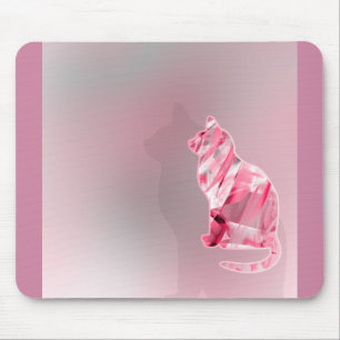 Alfombrilla De Ratón Animal acuarela del gato para los amantes del gato