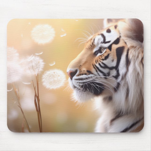 Alfombrilla De Ratón Animal salvaje Tigre Tranquilo (Frente)