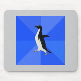 Alfombrilla De Ratón Animal social torpe Meme del consejo del pingüino