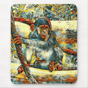 Alfombrilla De Ratón AnimalArt_Chimpanzee_011