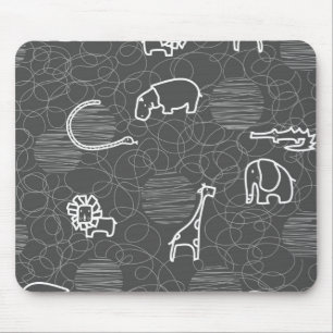 Alfombrilla De Ratón animales 5 del safari