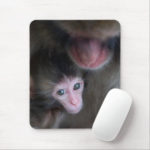 Alfombrilla De Ratón Animales de bebé más afectados Bebé Macaque Mono