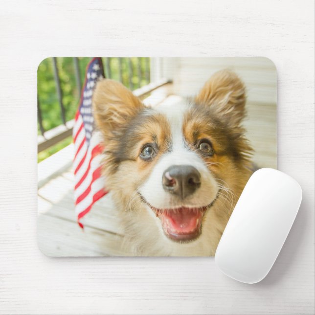 Alfombrilla De Ratón Animales de bebé más afectados | Corgi Puppy Patri (Con ratón)