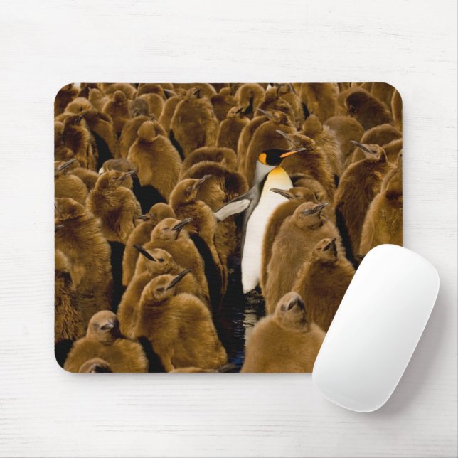 Alfombrilla De Ratón Animales de bebé más afectados | Pingüino Entre Jó (Con ratón)