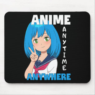 Alfombrilla De Ratón Anime Anytime Anywhere Anime Chica