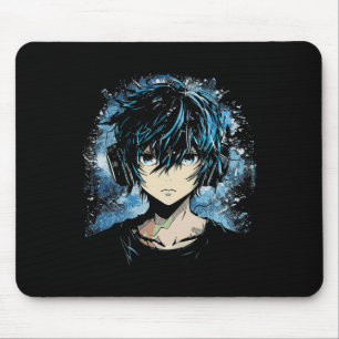 Alfombrilla De Ratón Anime Manga Motif Auriculares Anime