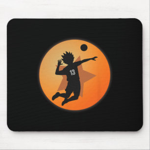Alfombrilla De Ratón Anime Merch Japón número 13 Estrellas Anime Volley