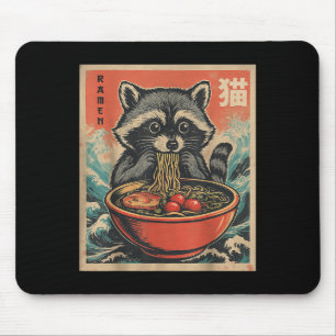 Alfombrilla De Ratón Anime Raccoon Ramen Japonés Funny Kawaii Gige Homb