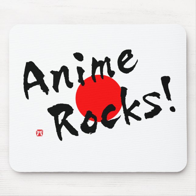 Alfombrilla De Ratón ¡Anime Rocks! (Frente)