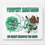 Alfombrilla De Ratón Anime Style Tempest Huntress vs Werewolf Wind Batt<br><div class="desc">Bring the power of the gale into your space with this stunning, high-quality "Anime Style Tempest Huntress vs Werewolf Wind Battle Art Poster." This vibrant, detailed illustration captures a thrilling moment of elemental fantasy action that will captivate any viewer. The poster features a dynamic showdown between a determined anime-style huntress...</div>