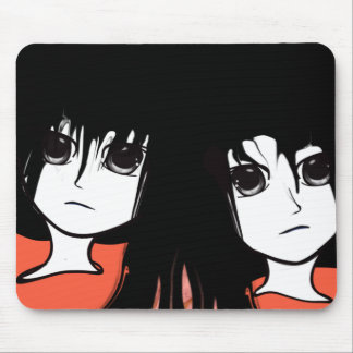 Alfombrilla De Ratón Anime Twins