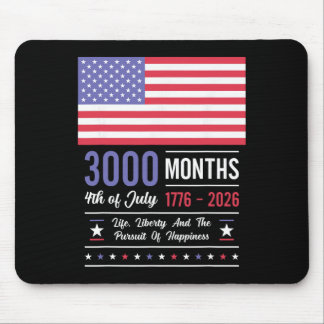 Alfombrilla De Ratón Aniversario de América EEUU 3000 Meses 250 Años Ju