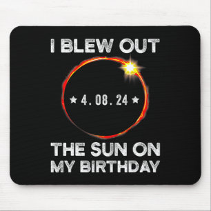 Alfombrilla De Ratón Aniversario Del Eclipse Solar Salí Del Sol En Mi B