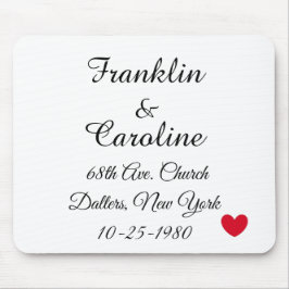 Alfombrilla De Ratón Aniversario elegante