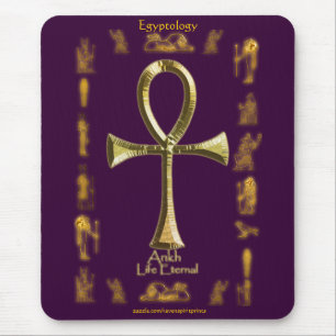 Alfombrilla De Ratón Ankh Mousepad, el antiguo egipcio