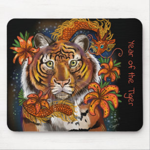 Alfombrilla De Ratón Año chino del tigre