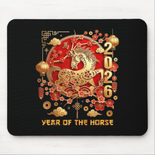 Alfombrilla De Ratón Año del Caballo 2026 Feliz Año Nuevo Chino 2026