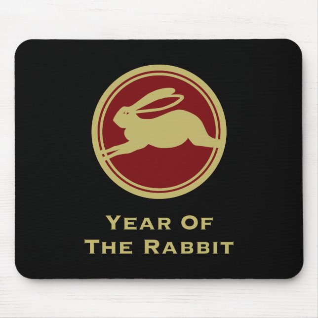 Alfombrilla De Ratón Año del conejo (Frente)