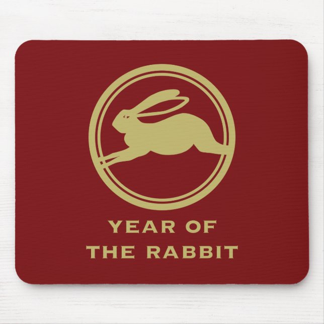 Alfombrilla De Ratón Año del conejo (Frente)