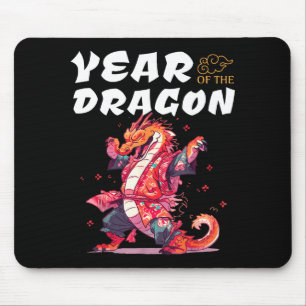 Alfombrilla De Ratón Año Del Dragón Dragones Divertidos Codiaco Chino S