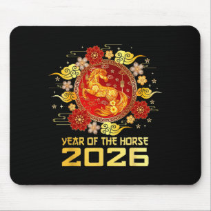 Alfombrilla De Ratón Año nuevo chino 2026 año del caballo