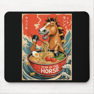 Alfombrilla De Ratón Año Nuevo Chino Zodiacal Del Caballo 2026 Ramen Me