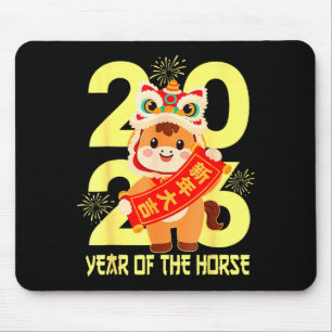 Alfombrilla De Ratón Año Nuevo Lunar Chino 2026 Año Del Caballo Zodi
