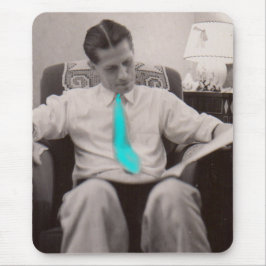 Alfombrilla De Ratón Años 1930 leyendo el periódico