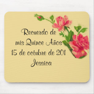 Alfombrilla De Ratón Años Mousepad de Recuerdo de mis 15