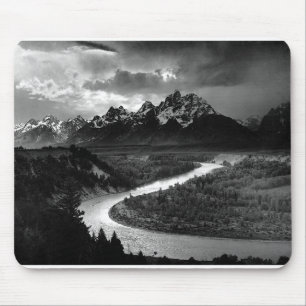Alfombrilla De Ratón Ansel Adams The Tetons and the Snake River 1942