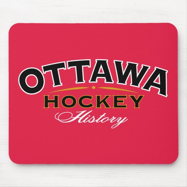 Alfombrilla De Ratón Antecedentes de hockey Ottawa Almohadilla del rató (Frente)