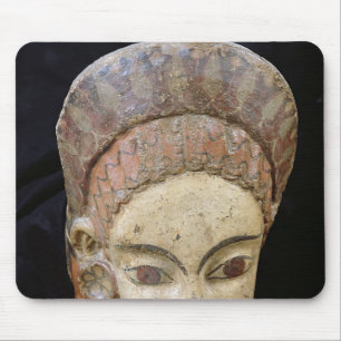 Alfombrilla De Ratón Antefix con una cabeza femenina, de Cerveteri