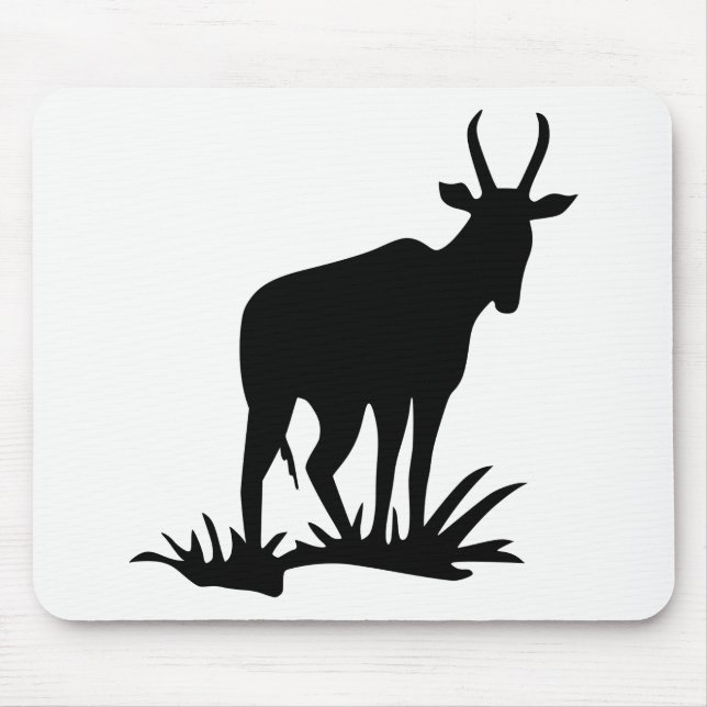 Alfombrilla De Ratón Antelope Silhouette (Frente)