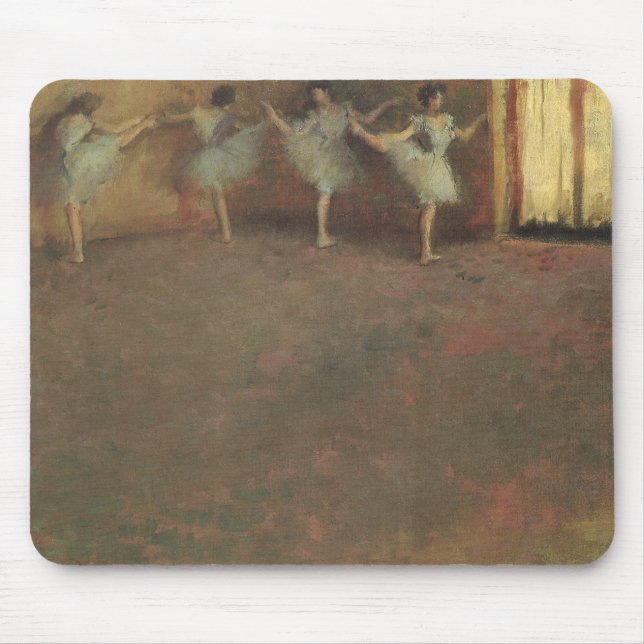 Alfombrilla De Ratón Antes del ballet de Edgar Degas, Bella Artes de la (Frente)