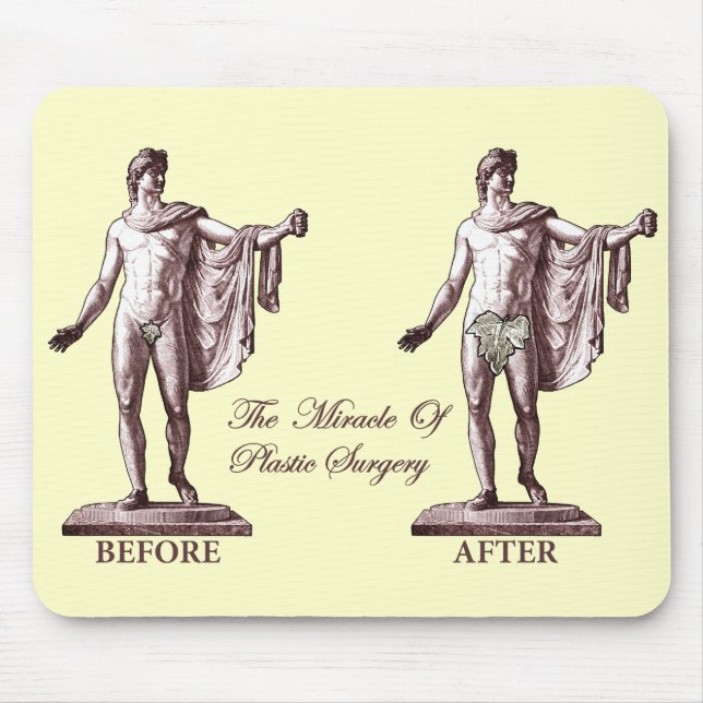 Alfombrilla De Ratón Antes y después (Frente)