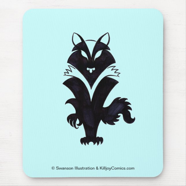 Alfombrilla De Ratón AnthroWolf (Frente)