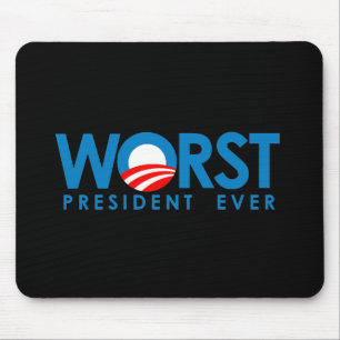 Alfombrilla De Ratón Anti-Obama - el presidente peor Ever