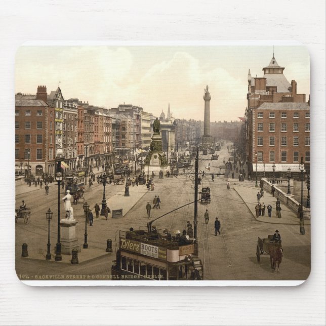 Alfombrilla De Ratón Antigua Irlanda, 1900 Sackville Street Dublin (Frente)