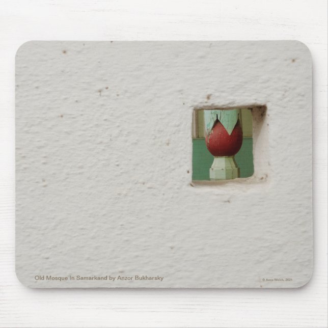 Alfombrilla De Ratón Antigua Mezquita De Samarcanda (Frente)
