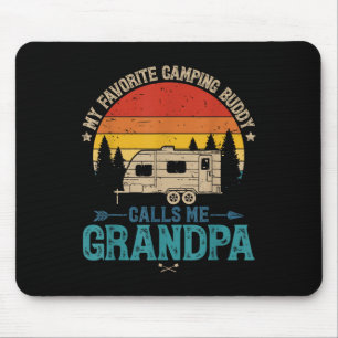 Alfombrilla De Ratón Antiguo Mi compañero de camping favorito me llama 