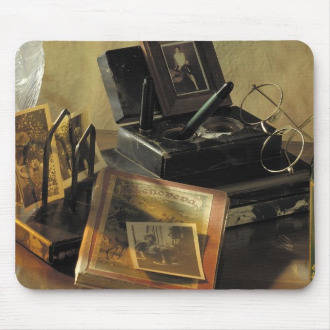 Alfombrilla De Ratón Antiguos objetos nostálgicos del pasado (Frente)