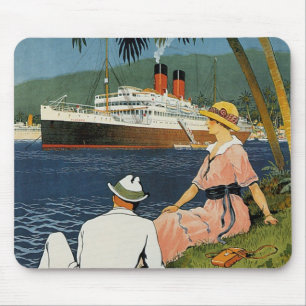 Alfombrilla De Ratón Antillas de la línea francesa