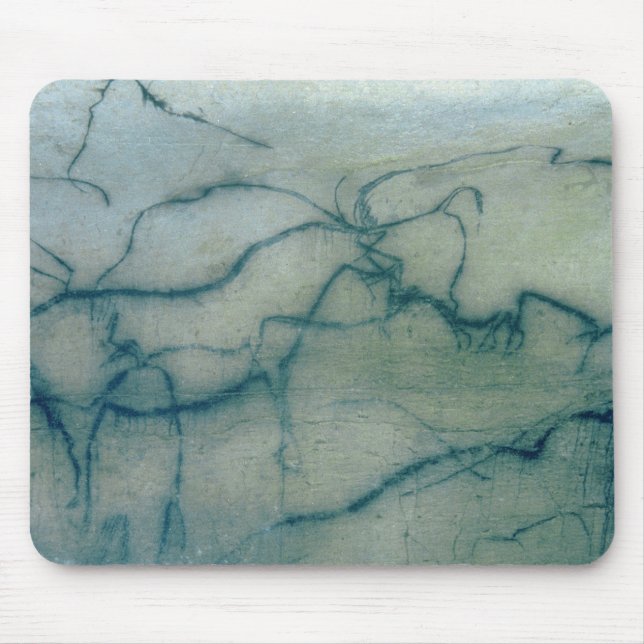 Alfombrilla De Ratón Antílope y bisonte, Perigordian (pintura de (Frente)