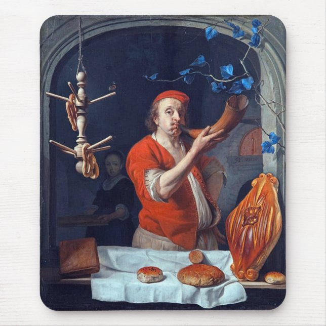 ALFOMBRILLA DE RATÓN ANTIQUE OVEN BAKER ,BAKERY BREAD TIENDA (Frente)