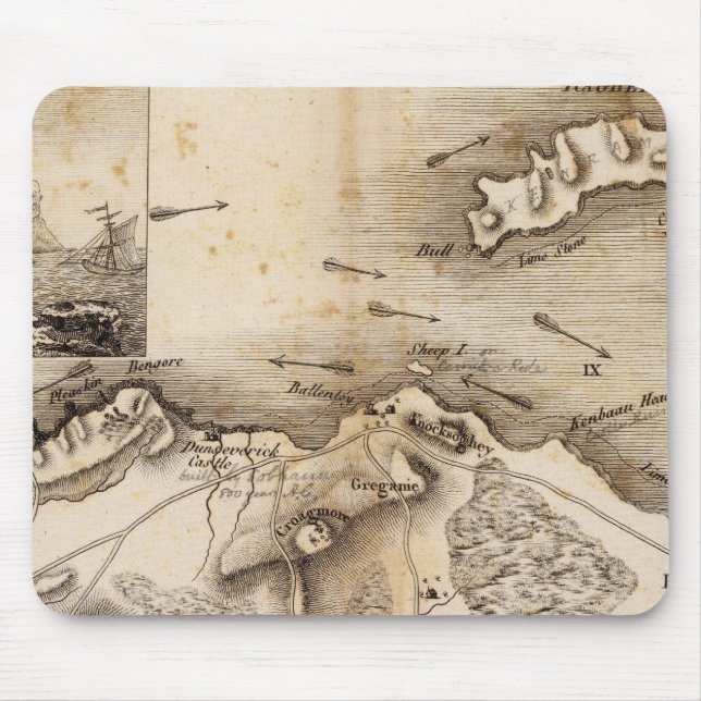 Alfombrilla De Ratón Antrim, Raghery (Frente)