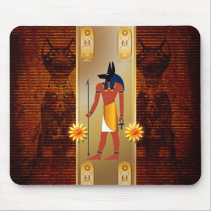 Alfombrilla De Ratón Anubis, egipcio antiguo