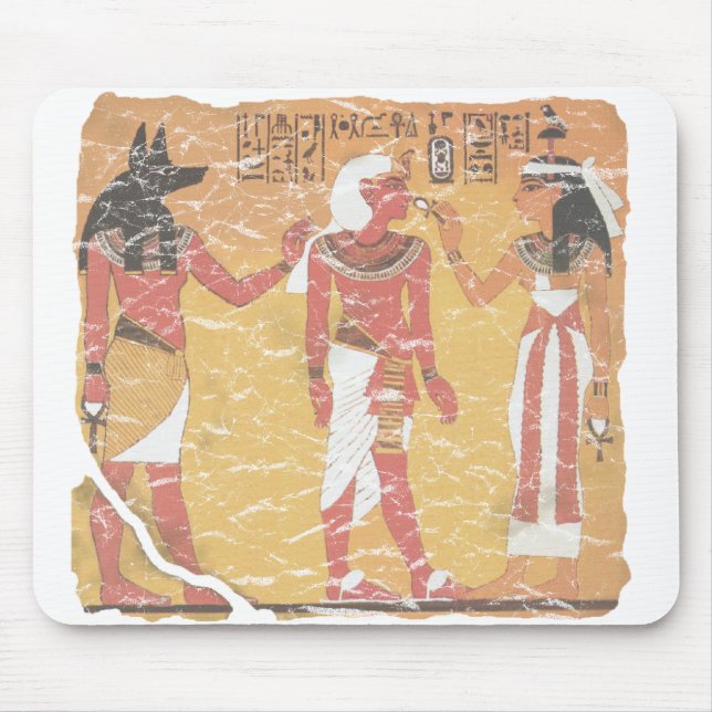 Alfombrilla De Ratón Anubis, Tut, Osiris (Frente)