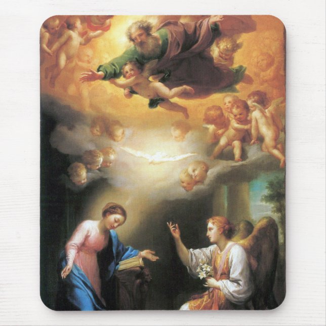 Alfombrilla De Ratón Anunciación de Anton Raphael Mengs (Frente)