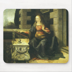 Alfombrilla De Ratón Anunciación del Señor de Leonardo da Vinci